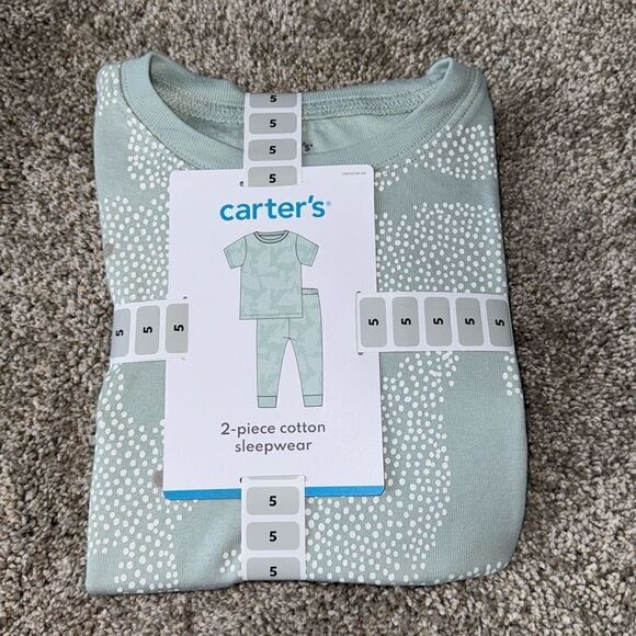 Carter's Little and Big Girl's 2 Piece Short Sleeve and Pant Sleepwear Set - Picture 1 of 3